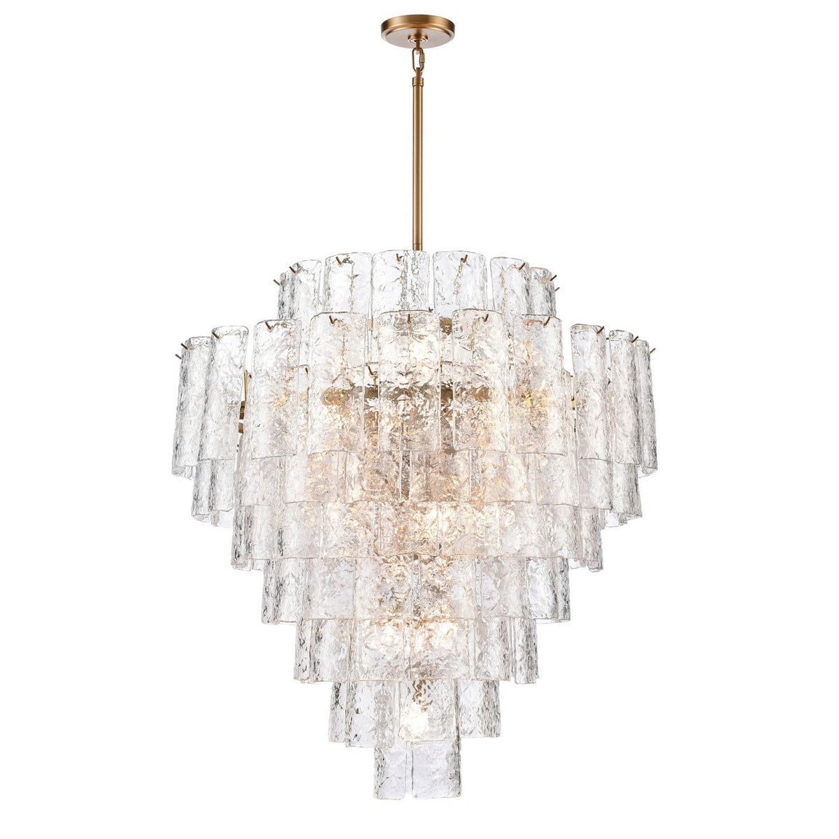 Arabela Lighting - 85163-21 - 21 Light Chandelier - Fire and Ice - Lacquered Gold
