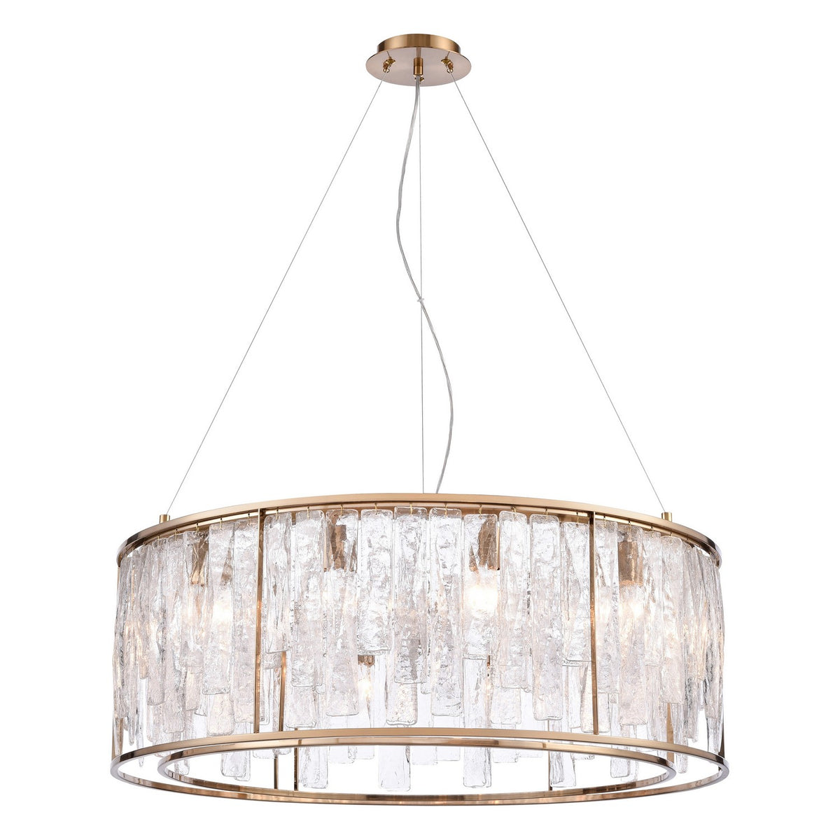 Arabela Lighting - 85171-12 - 12 Light Pendant - Boundaries - Lacquered Gold