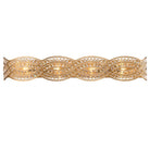 Arabela Lighting - 85237-4 - Four Light Vanity - Anastasia - Lacquered Gold