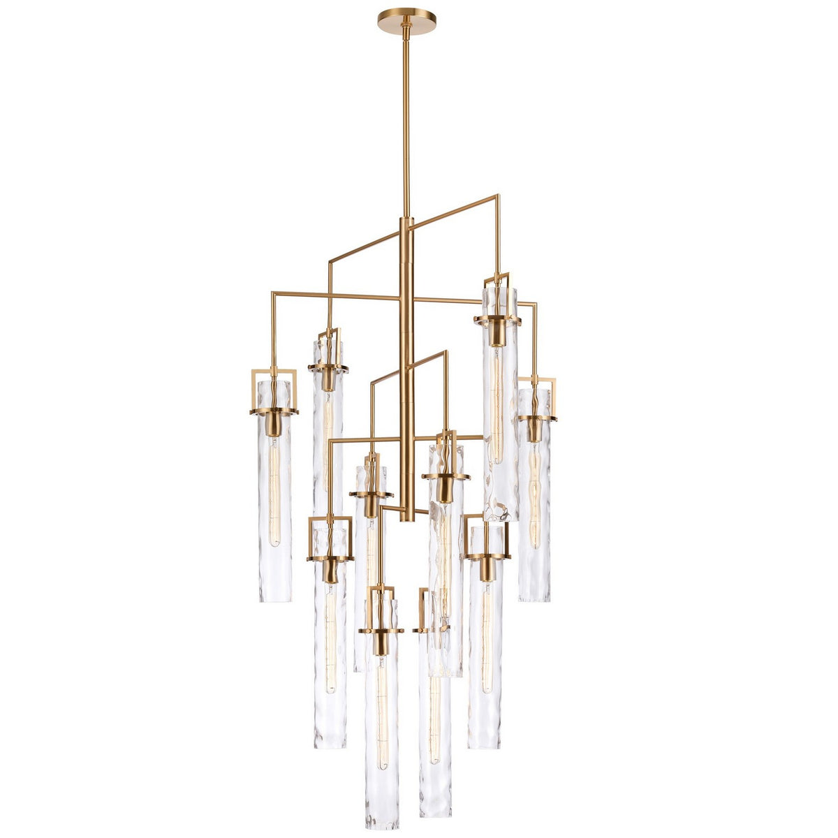 Arabela Lighting - 85243-10 - Ten Light Chandelier - Jayden - Lacquered Gold