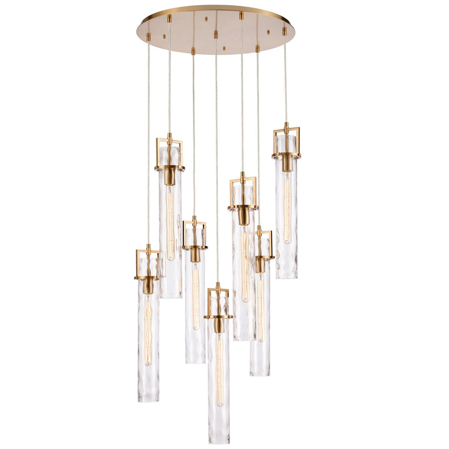 Arabela Lighting - 85244-7 - Seven Light Chandelier - Jayden - Lacquered Gold