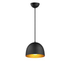 Maxim Lighting 11482BKGLD Tova Pendant in Black / Gold