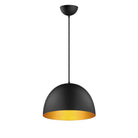 Maxim Lighting 11484BKGLD Tova Pendant in Black / Gold