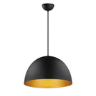 Maxim Lighting 11486BKGLD Tova Pendant in Black / Gold