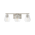Meuble-lavabo de salle de bain Maxim Lighting 21333CLSN Geode en nickel satiné