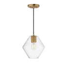 Éclairage Maxim 21336CLNAB Géode Suspension en naturel Laiton vieilli