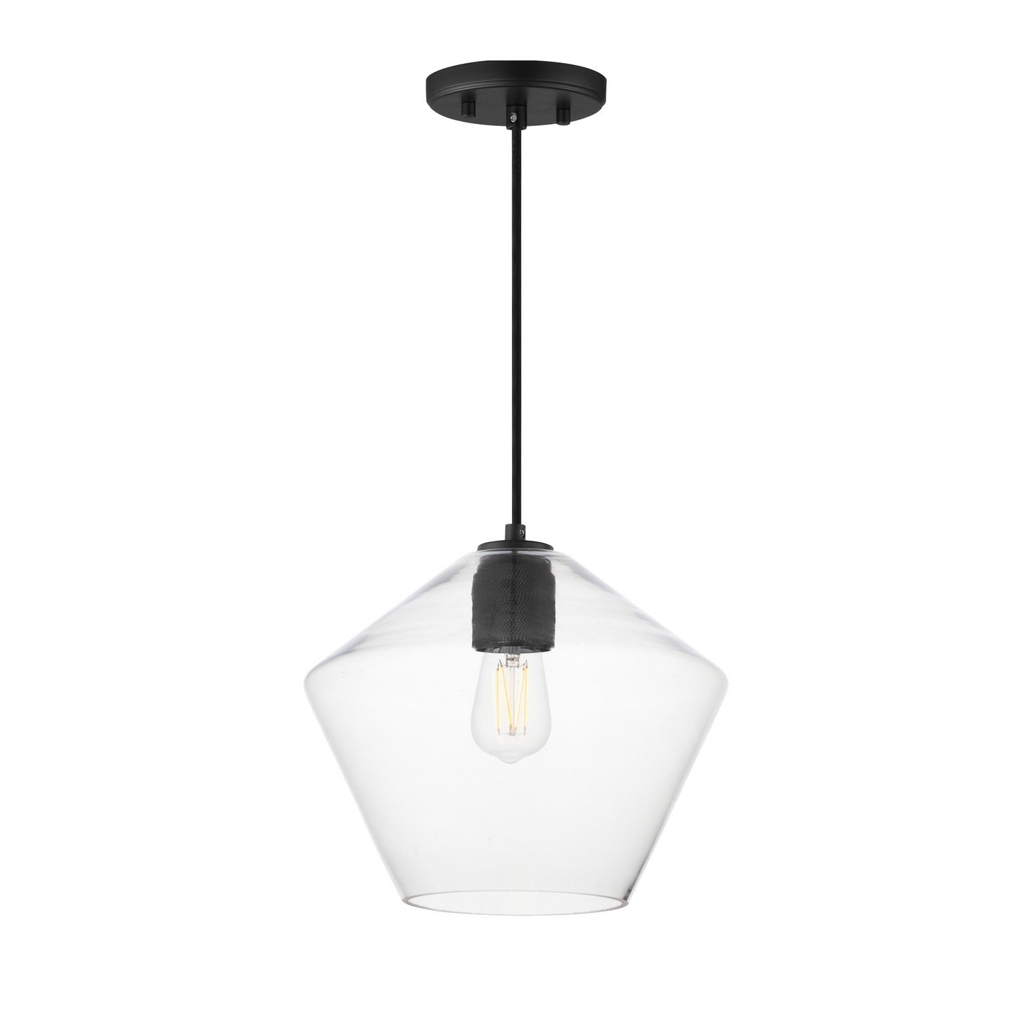 Éclairage Maxim 21337CLBK Géode Suspension en noir