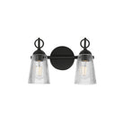 Éclairage Maxim 21392CLBK Jackson Hole Large Murale en noir