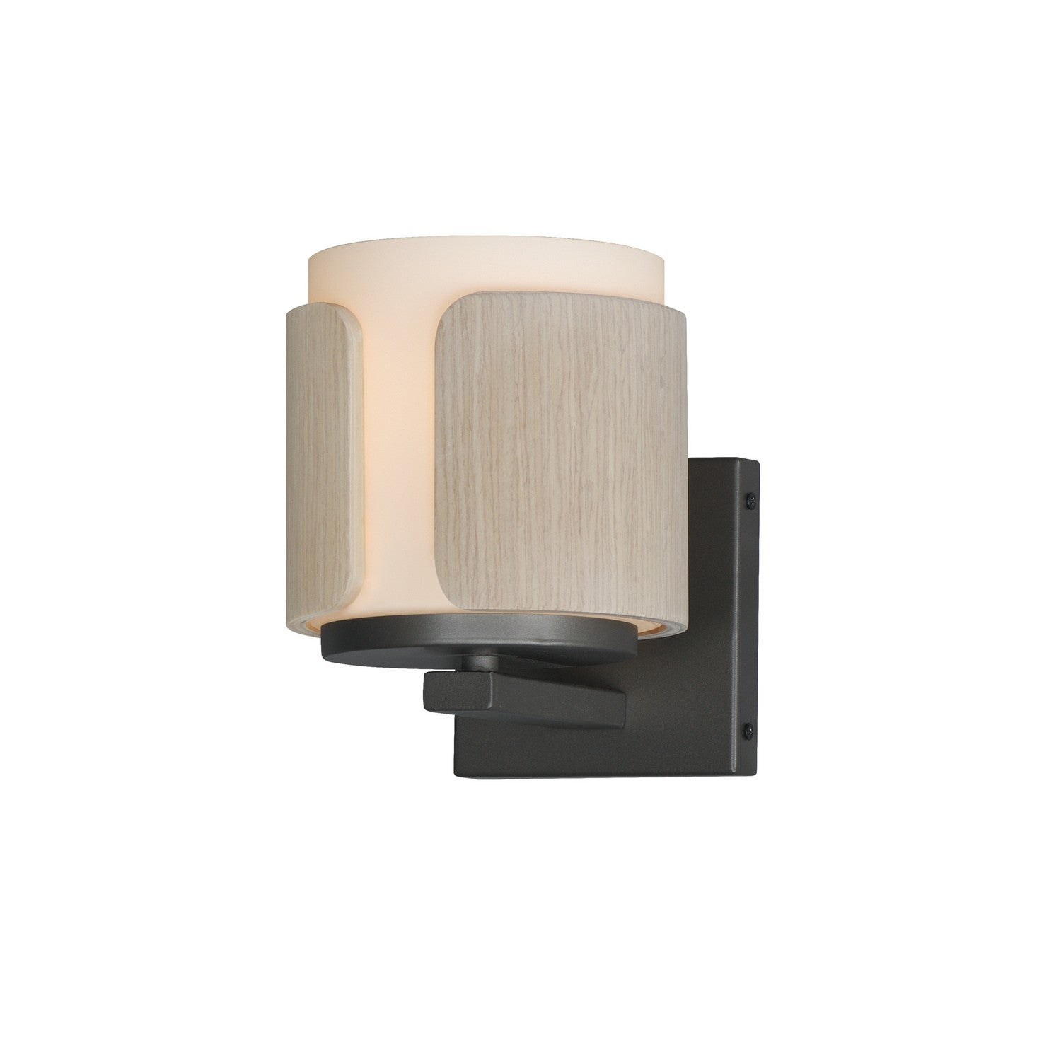 Dessinateur Maxim Lighting 21711SWNWDCHL Murale en bois naturel/charbon