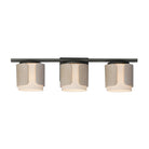 Maxim Lighting 21713SWNWDCHL Draughtsman Bath Vanity in Natural Wood/Charcoal