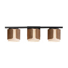 Maxim Lighting 21713SWWNBK Draughtsman Bath Vanity in Walnut / Black