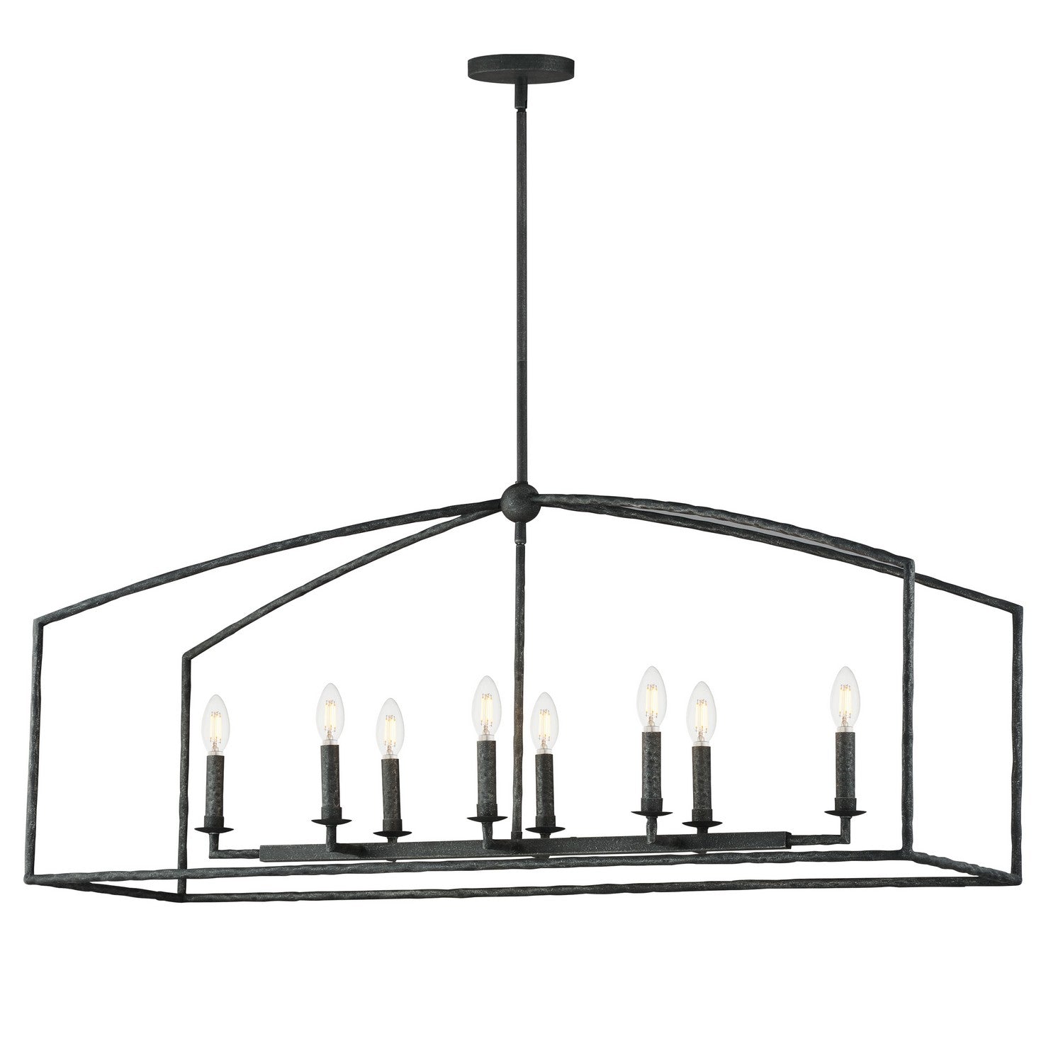 Maxim Lighting 21848BS Martel Linear Pendant in Blacksmith