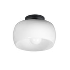 Éclairage Maxim 26149WTBK vitré Plafonnier en blanc/noir