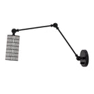 Maxim Lighting 29120BKWT Shaka Wall Sconce in Black / White