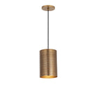 Maxim Lighting 29121WBR Shaka Mini Pendant in Weathered Brass