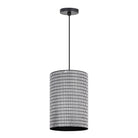Éclairage Maxim 29123BKWT Shaka Suspension en noir et blanc