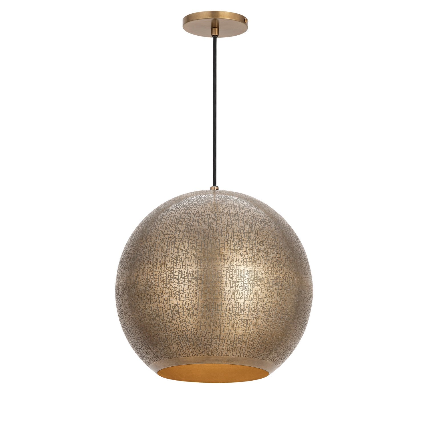 Éclairage Maxim 29132WBR Aurélia Suspension en laiton vieilli