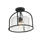 Éclairage Maxim 31841WGBS Del Mar Semi-encastré Suspension chez le forgeron