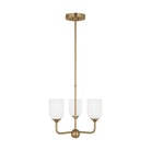 Generation Lighting Canada - GLC1073EN3/SB - Three Light Chandelier - Emile - Satin Bronze