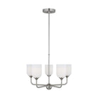 Generation Lighting Canada - GLC1085EN3/BS - Five Light Chandelier - Emile - Brushed Steel