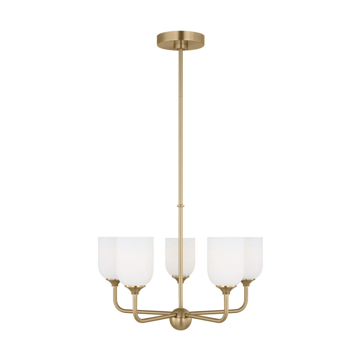 Generation Lighting Canada - GLC1085EN3/SB - Five Light Chandelier - Emile - Satin Bronze