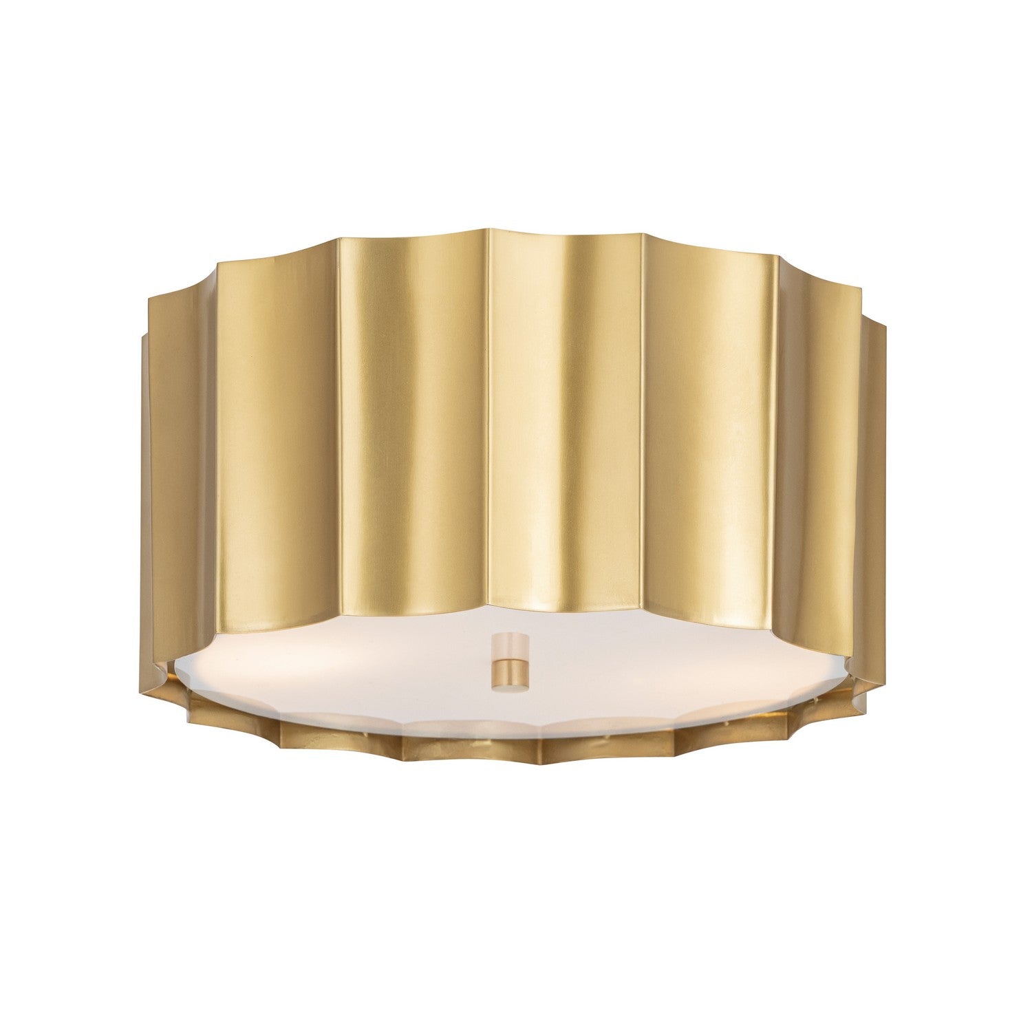 Éclairage Maxim 39130WBR Allegra Plafonnier en laiton vieilli