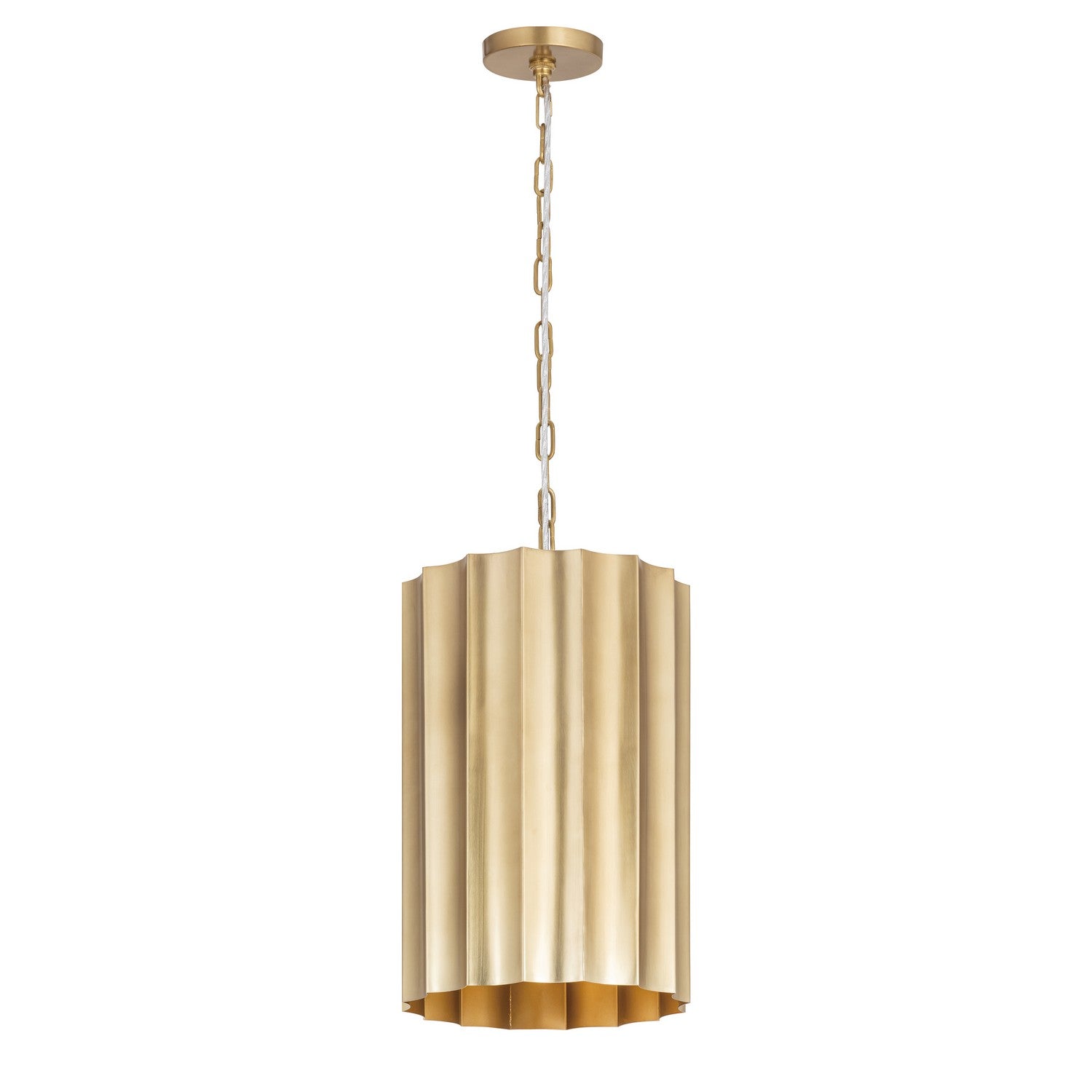 Éclairage Maxim 39132WBR Allegra Suspension en laiton vieilli