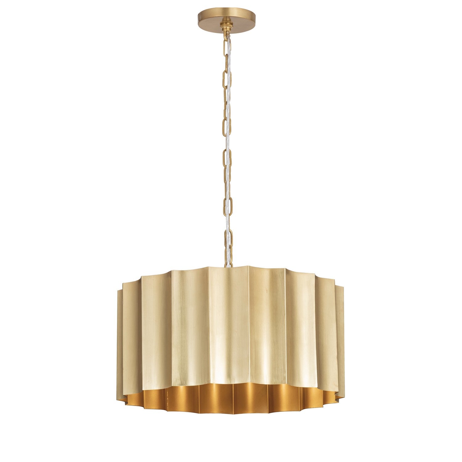 Éclairage Maxim 39133WBR Allegra Suspension en laiton vieilli