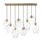Éclairage Maxim 21339CLNAB Géode Suspension en naturel Laiton vieilli