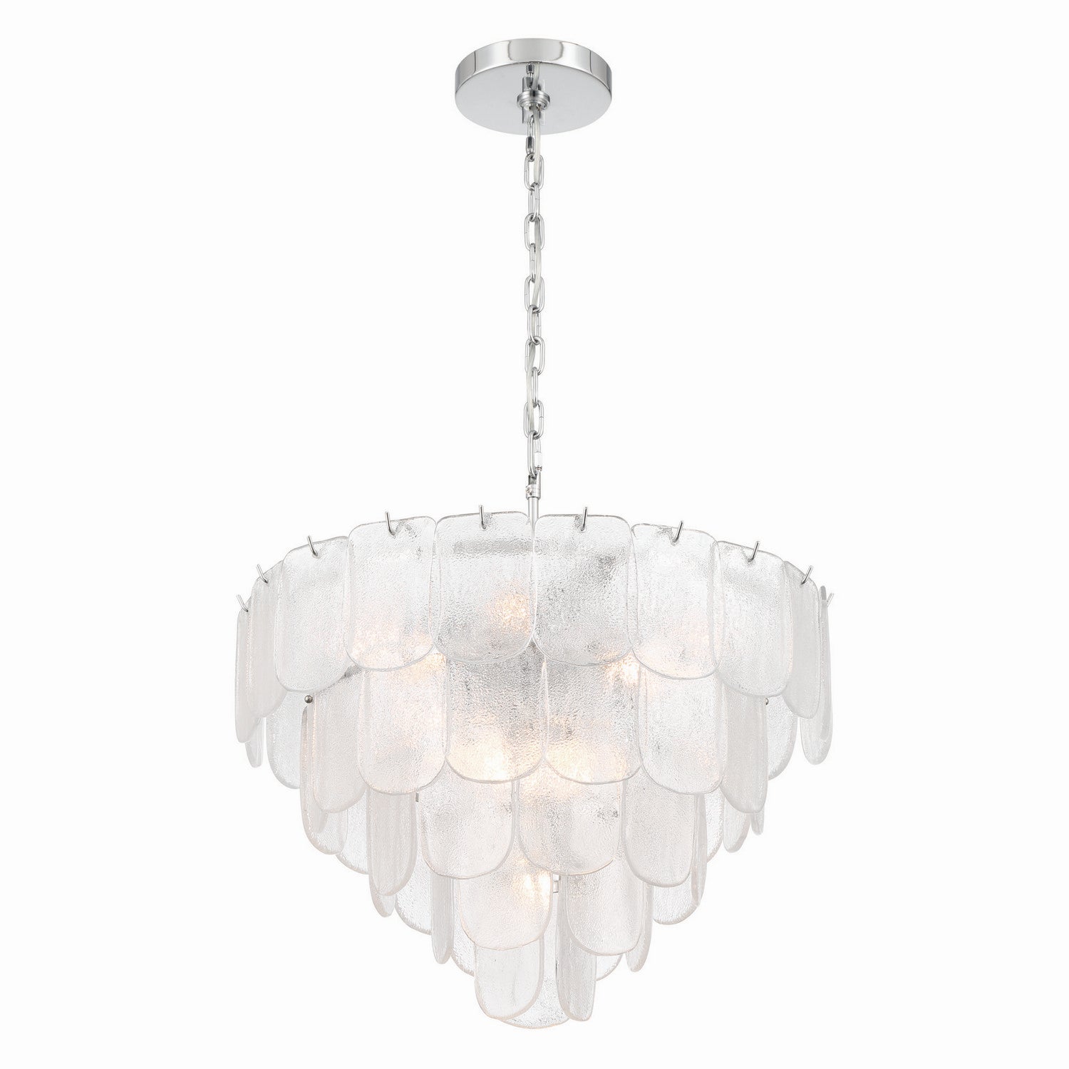Artcraft Canada - AC12052CR - 12 Light Chandelier - Bianca - Polished Nickel, Crystalline