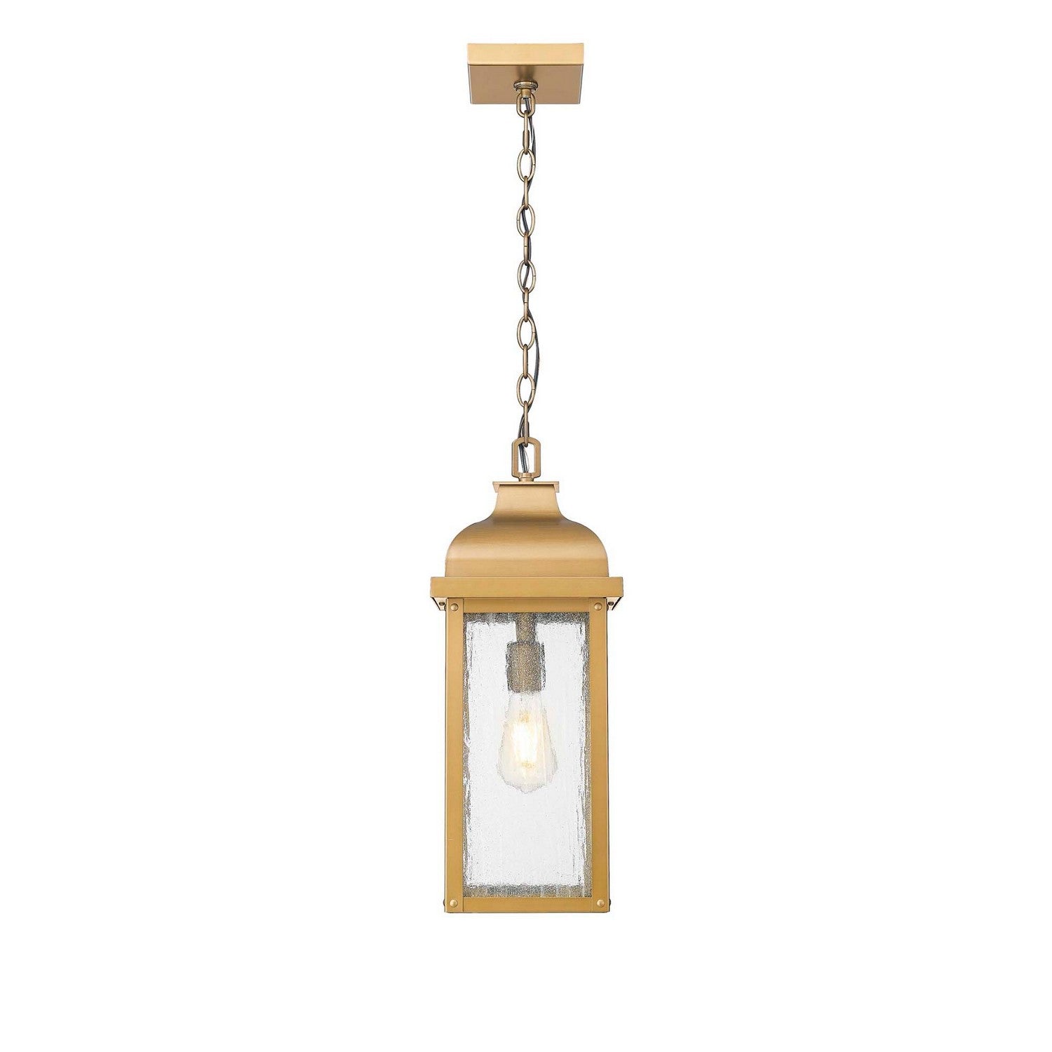 Artcraft Canada - AC8185WB - One Light Outdoor Pendant - Madrid - Weathered Brass