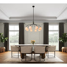 Artcraft Canada - SC13378BB - Eight Light Chandelier - Crema - Black, Brushed Brass