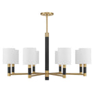 Savoy House - 1-4605-8-322 - Eight Light Chandelier - Conrad - Warm Brass