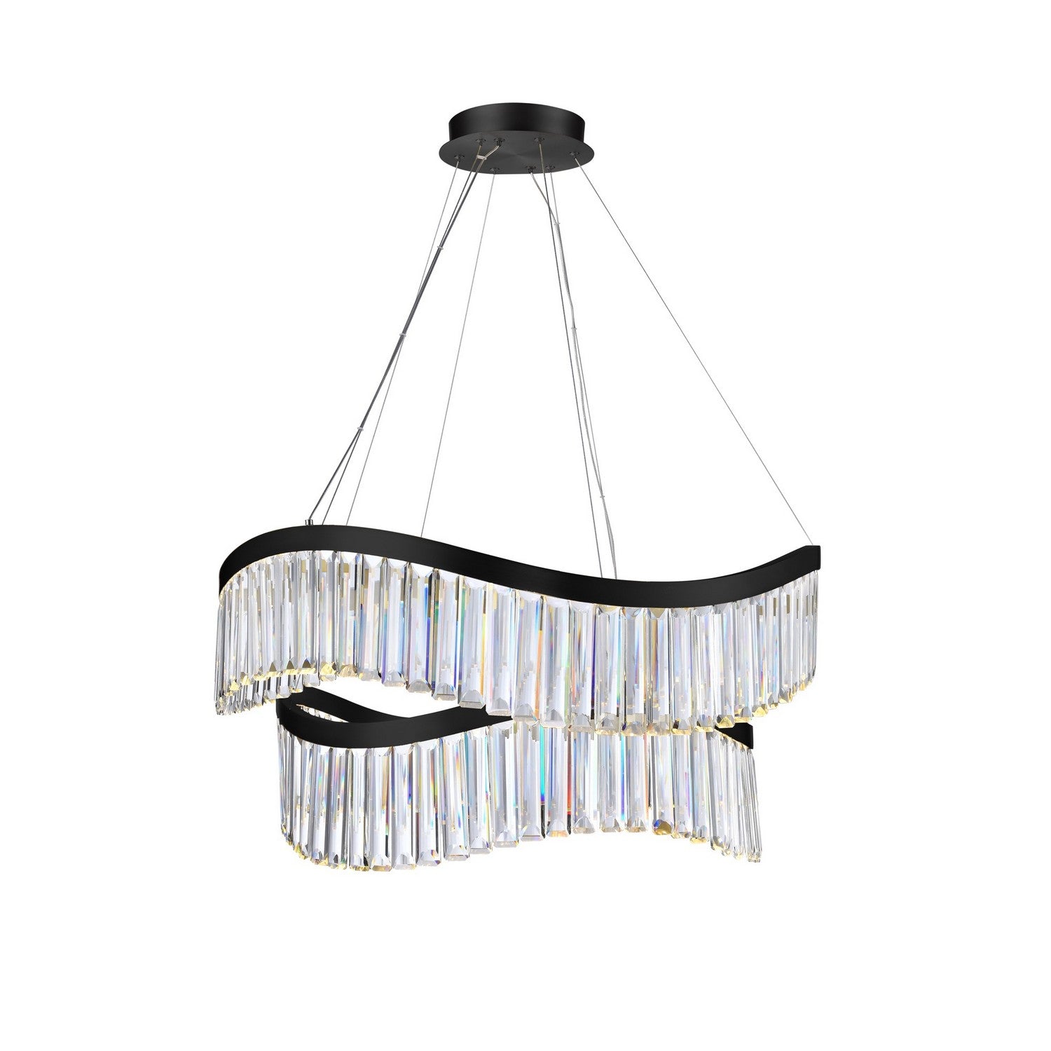 Artcraft Canada - AC12202BK - LED Chandelier - Jules - Black
