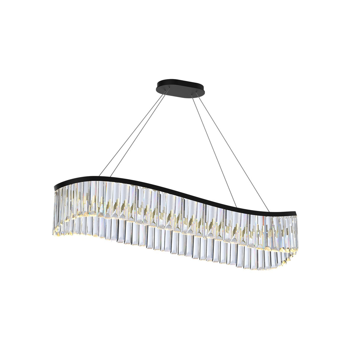 Artcraft Canada - AC12204BK - LED Island Pendant - Jules - Black
