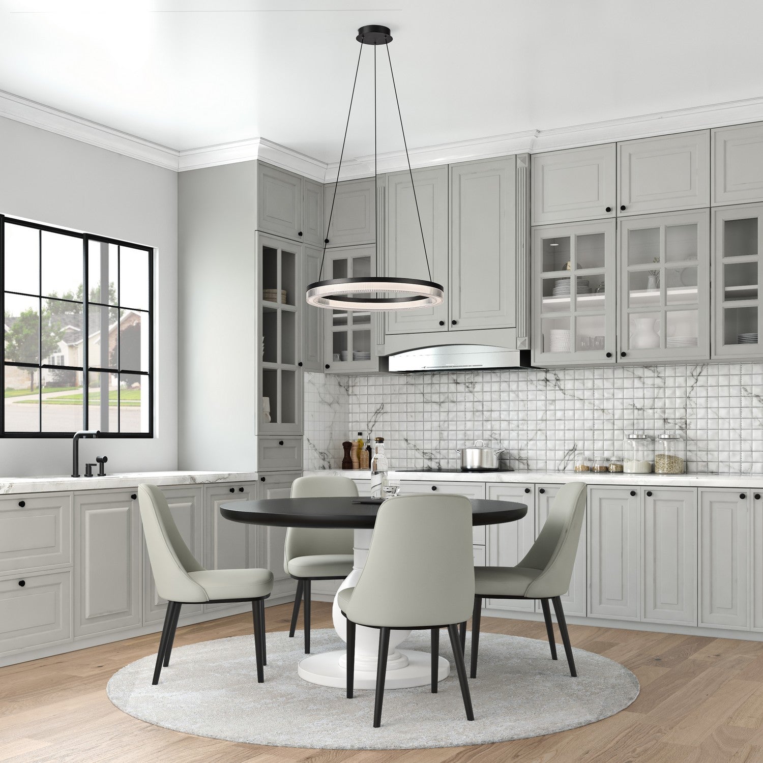 Artcraft Canada - AC6834BK - LED Pendant - Ari - Black
