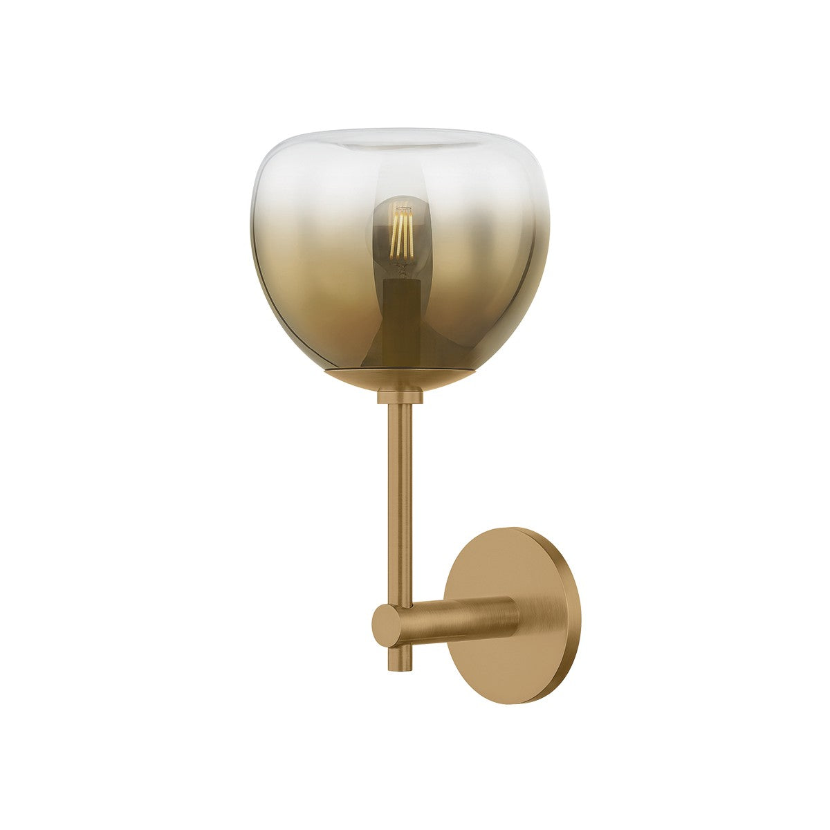 Troy Lighting Canada - B3715-PBR - One Light Wall Sconce - August - Patina Brass