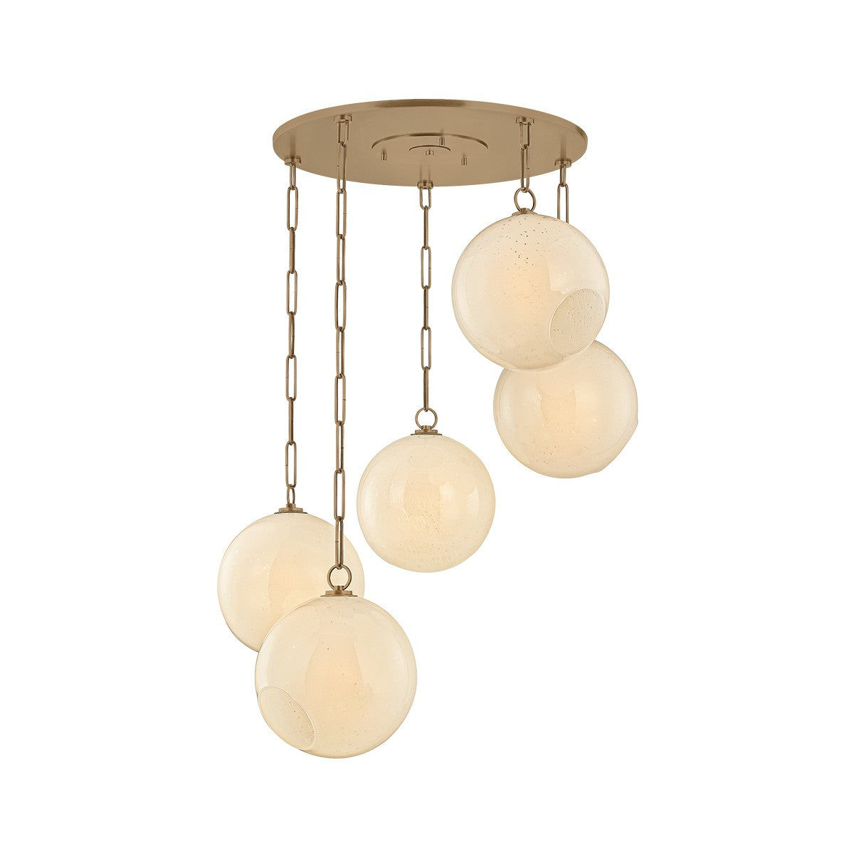 Troy Lighting Canada - F1836-PBR - Five Light Chandelier - Bramble - Patina Brass