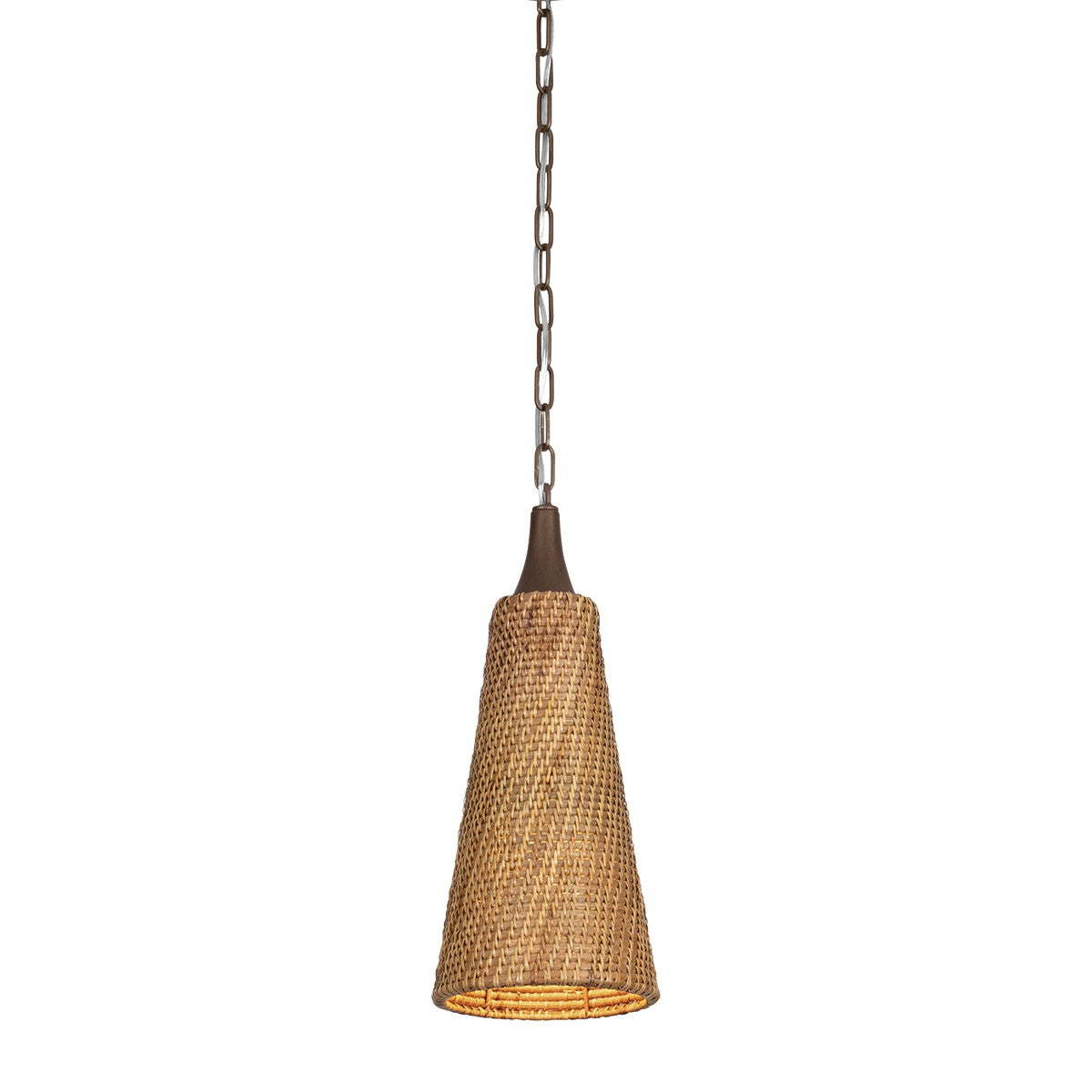 Troy Lighting Canada - F2709-BRL - Une lampe Suspension - Kenzo - Feuille de bronze