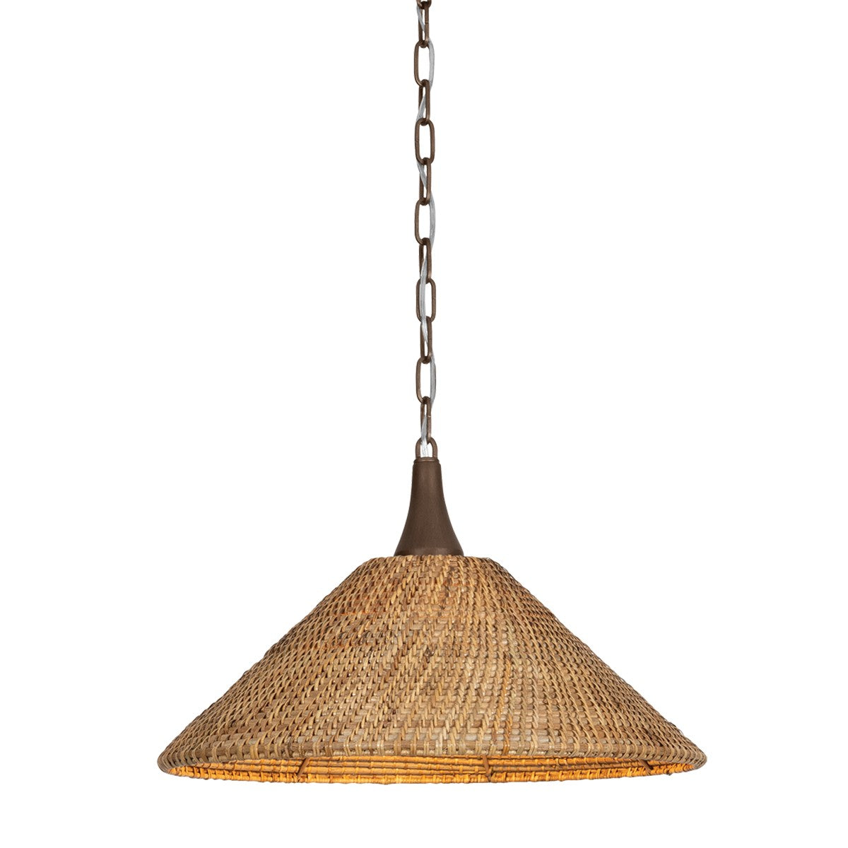 Troy Lighting Canada - F2721-BRL - Une lampe Suspension - Kenzo - Feuille de bronze