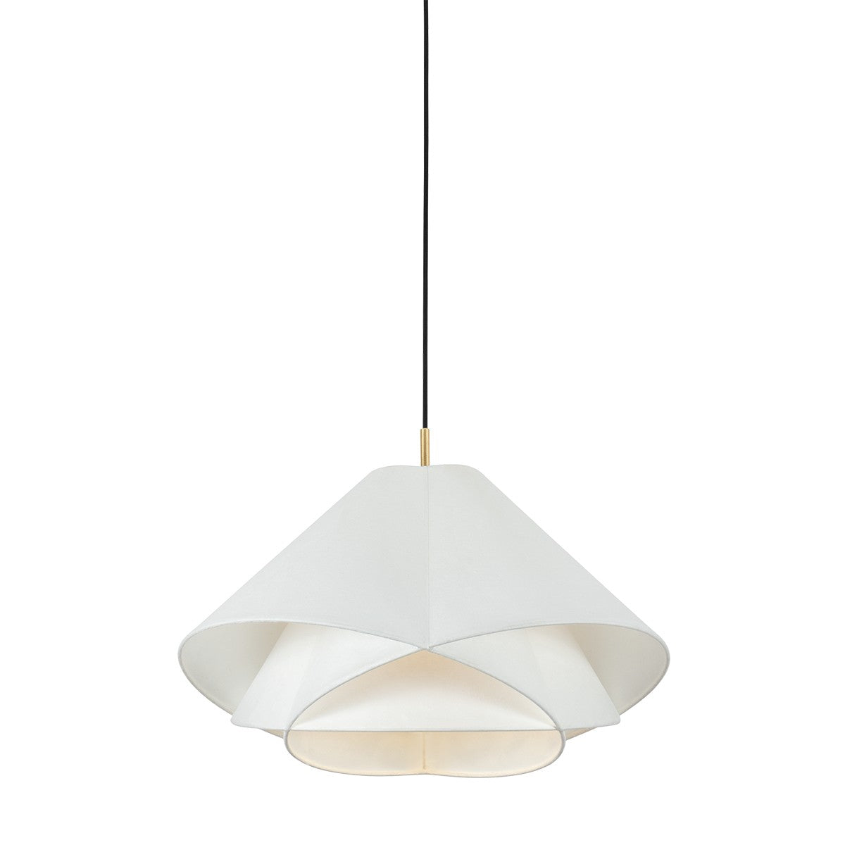 Troy Lighting Canada - F2825-VGL - One Light Pendant - Edna - Vintage Gold Leaf