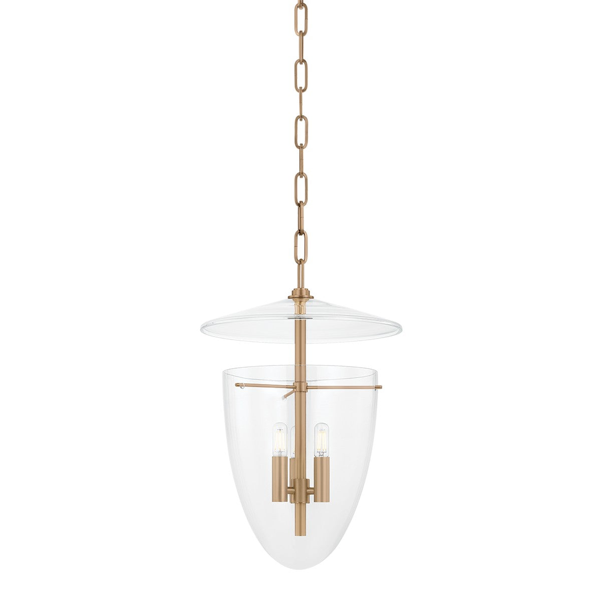 Troy Lighting Canada - F4414-PBR - Lanterne à trois lumières - Tully - Laiton patiné