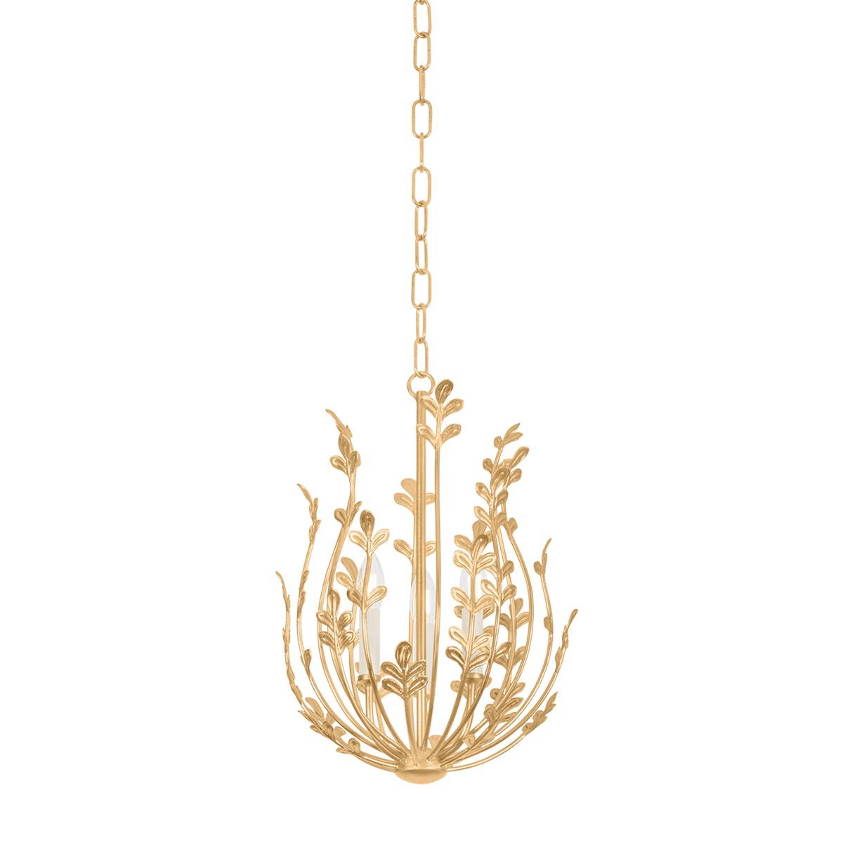 Troy Lighting Canada - F4615-VGL - Three Light Chandelier - Delmore - Vintage Gold Leaf