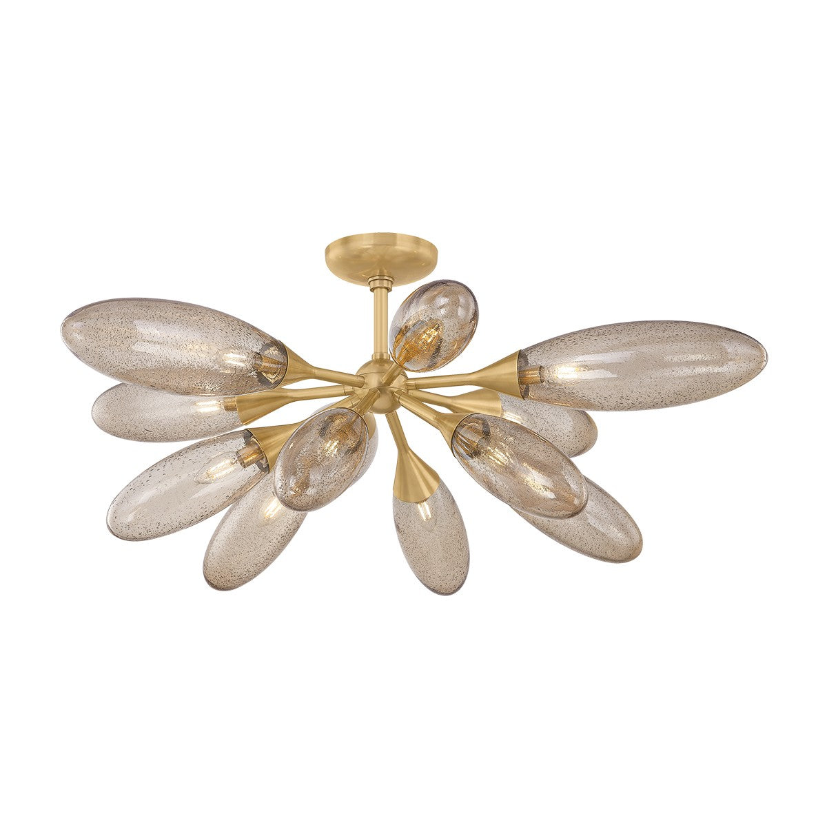 Corbett Lighting Canada - 497-12-VB - Semi-luminaire à 12 lumières Plafonnier - Cordoue - Laiton vintage