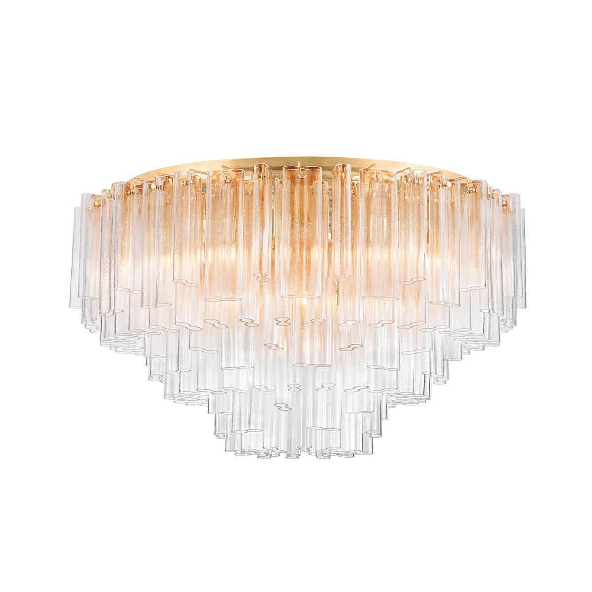 Corbett Lighting Canada - 502-48-VGL - 39 Light Semi Flush Mount - Varenna - Vintage Gold Leaf