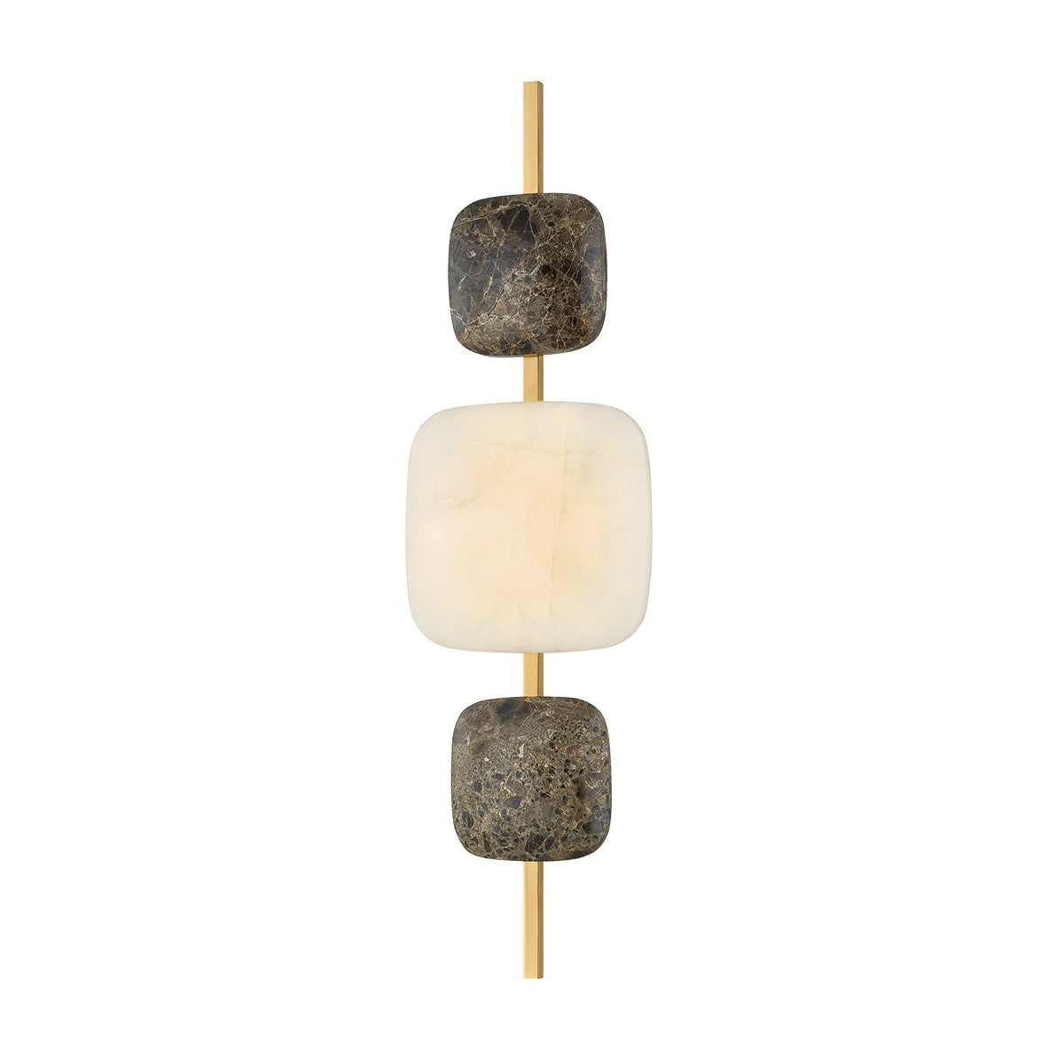 Corbett Lighting Canada - 503-01-VB - DEL Murale - Salisbury - Laiton vintage