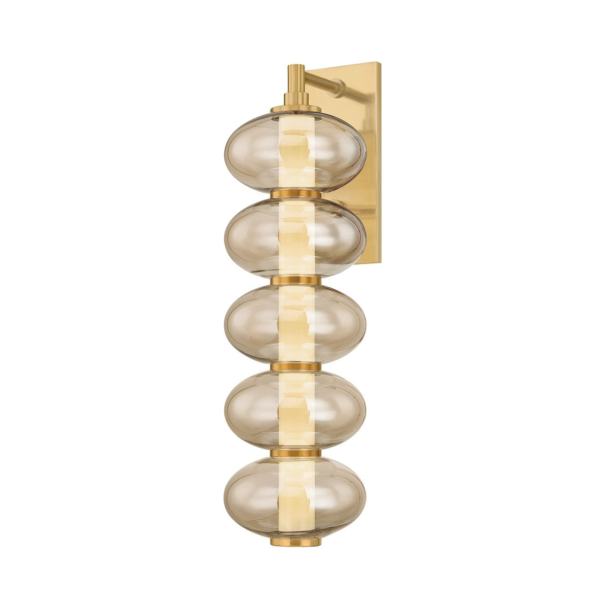 Corbett Lighting Canada - 504-01-VB - DEL Murale - Toulouse - Laiton vintage