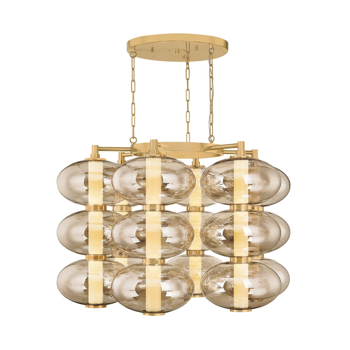 Corbett Lighting Canada - 504-42-VB - DEL Suspendu - Toulouse - Laiton vintage