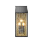 Artcraft Canada - AC8059BK - Deux lampes d'extérieur Murale - Pointe - Noir, Laiton