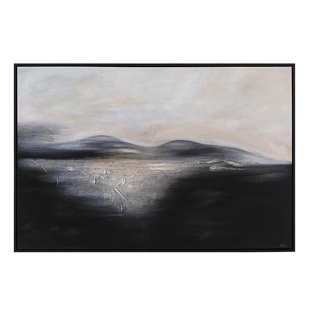 Renwil Canada - OL2177 - Canvas Art - Suez - Painted Matte Black